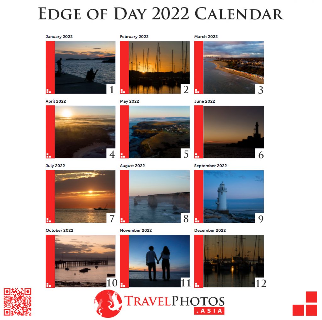 Edge of Day 2022 Calendar