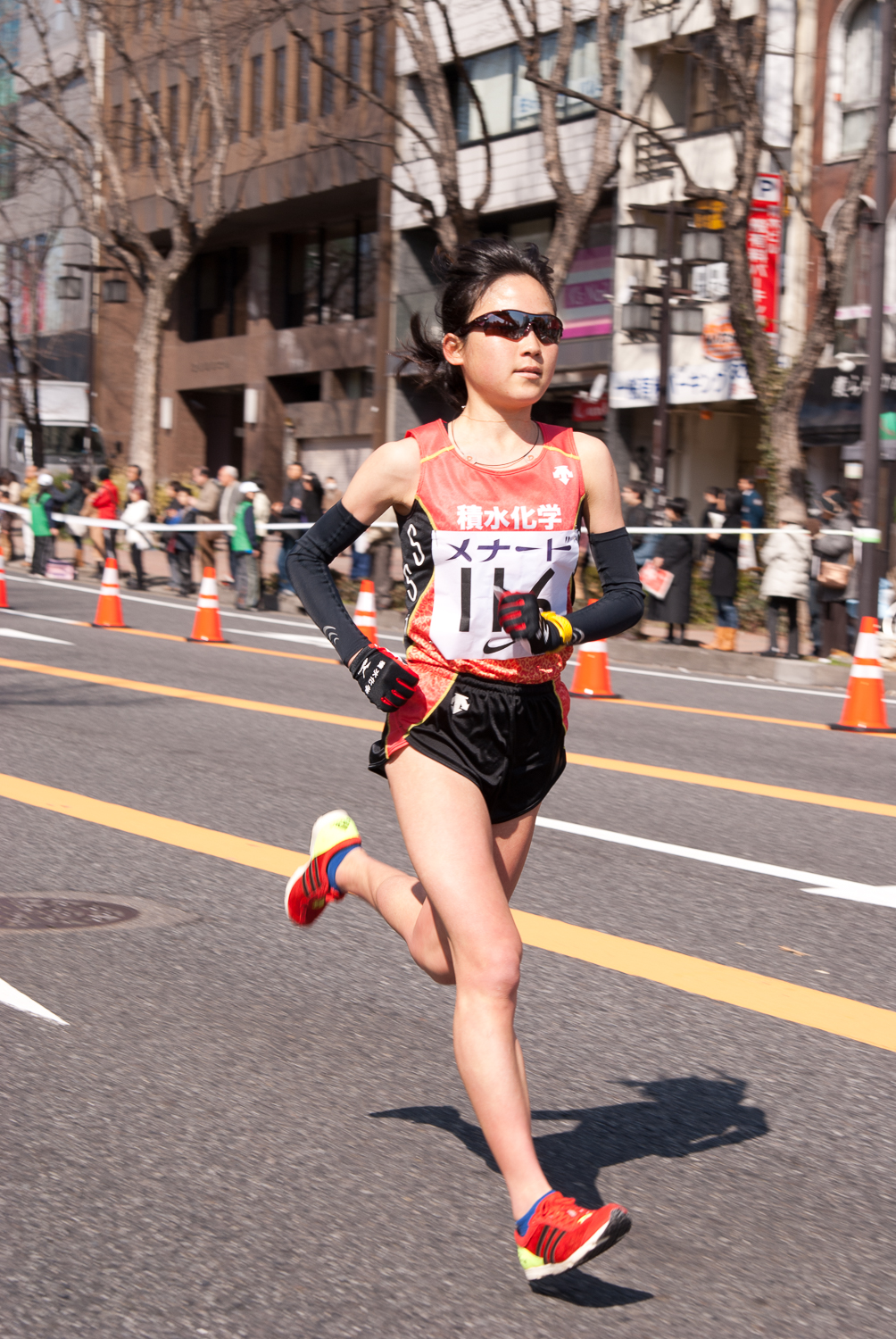 One of Japan's top female marathon runners competing